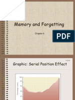 Memory and Forgetting