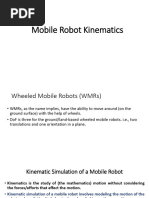 Kinematics of Mobile Robot