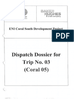Dispatch Dossier for Trip No. 03 (Coral 05+06) Rev. 0