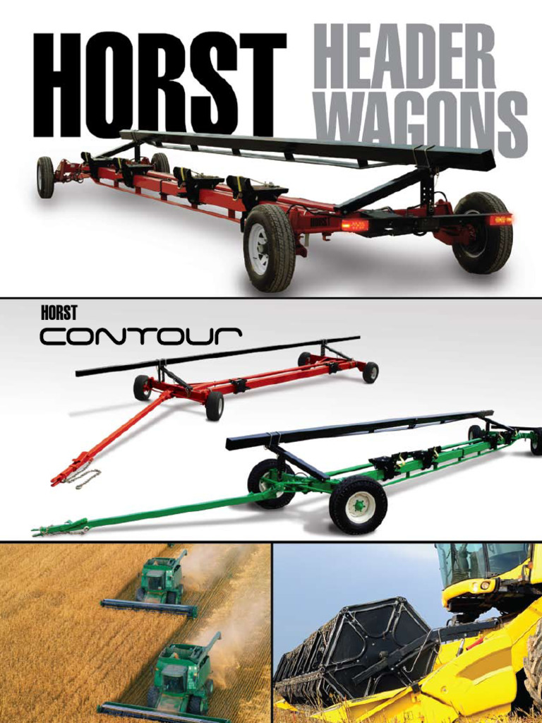 Horst Header Carrier.. | PDF | Trailer (Vehicle) | Steering
