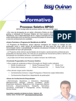 Processo Seletivo MPGO