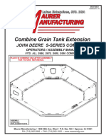 Combine Grain Tank Extension: John Deere S-Series Combines