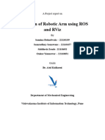 Project Report On Simulation of Robotic Arm Using ROS and RViz