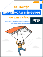 Bài tập sắp xếp câu tiếng Anh 