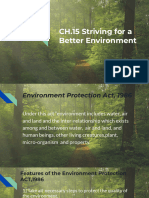 CH.15 Striving For A Better Environment