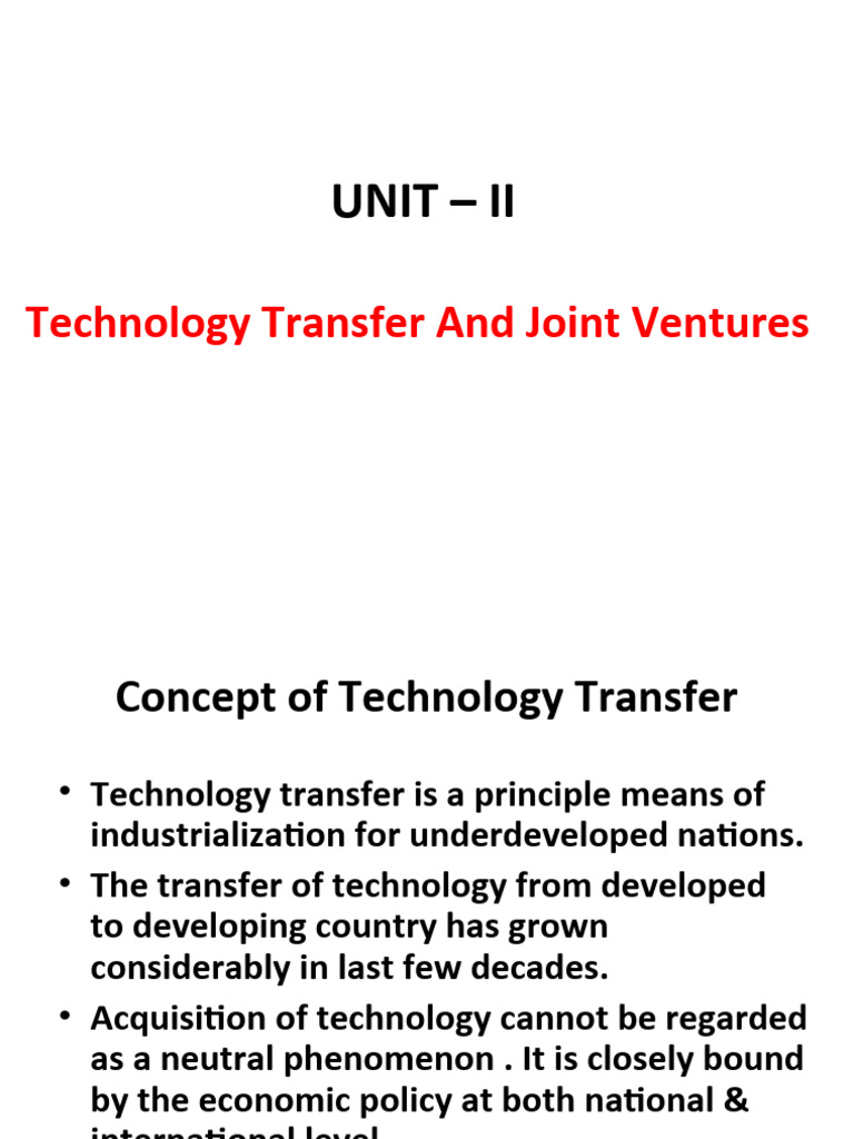 Technology Transfer and Innovation Insights | PDF | Patent | Technology ...