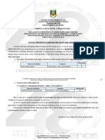 Aditamento 023 Desistencia Convocacao Complementar para Matricula CTBM SM