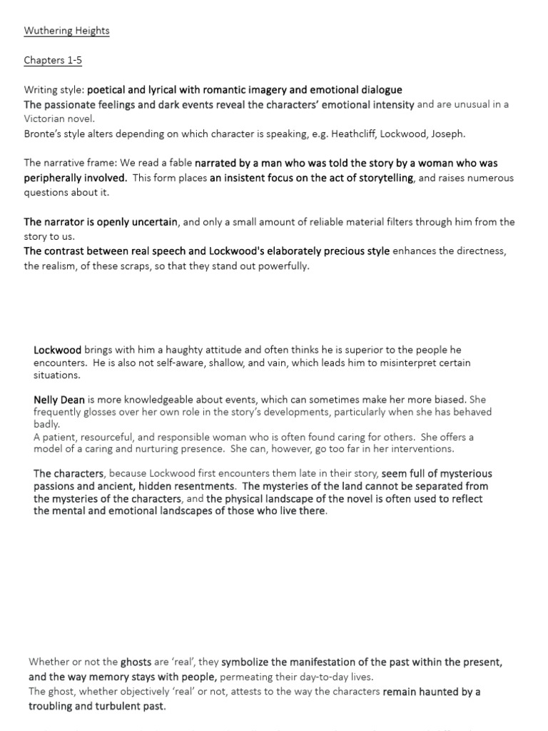 WUTHERING HEIGHTS STUDY GUIDE PDF visual data 8