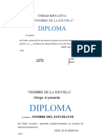 Modelos de Diplomas Nivel Inicial 2021