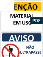 PLACAS DE SINALIZAÇÃO 1