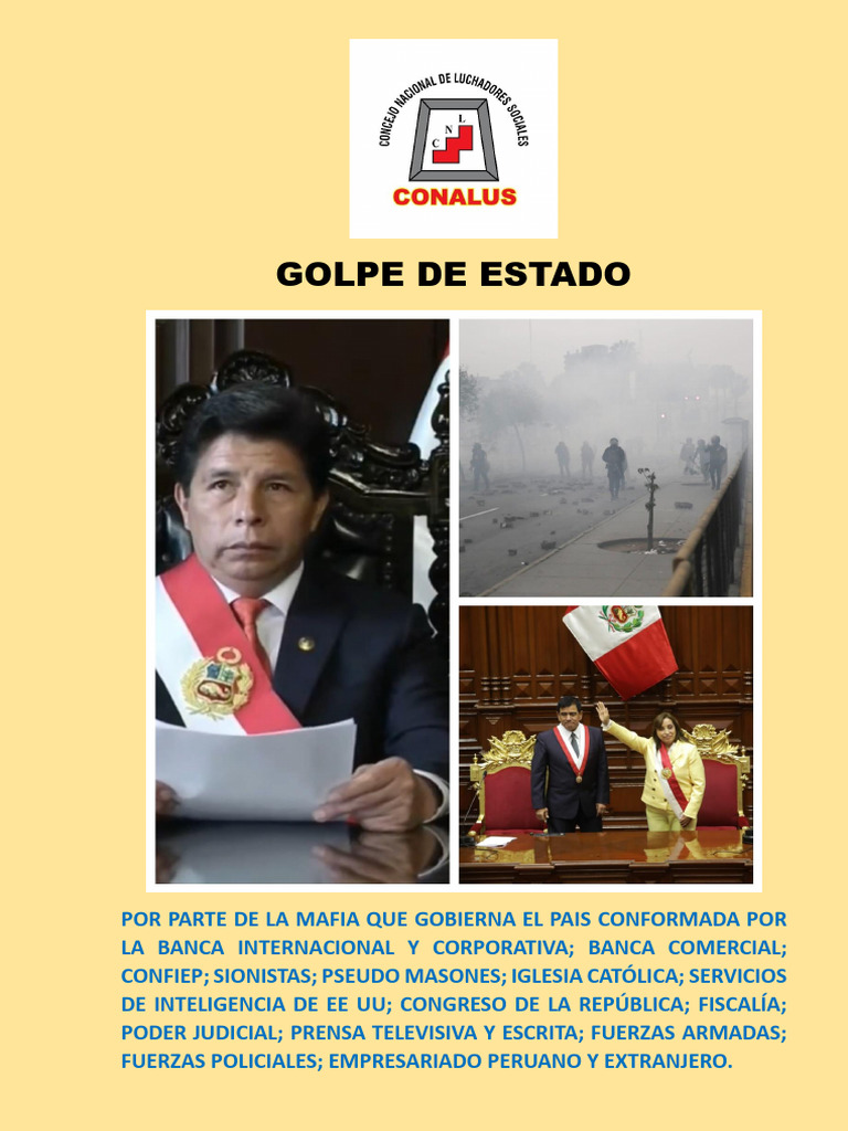 Golpe de Estado Contra El Presidente Pedro Castillo | PDF | Gobierno | Perú