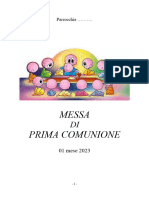 Libretto Prima Comunione