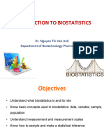 1.introduction To Biostatistics