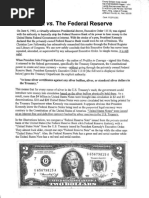 JFK's Executive Order 11110 Explained | PDF | Federal Reserve System ...