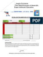 Ficha de Inscribcion, Cole 2024