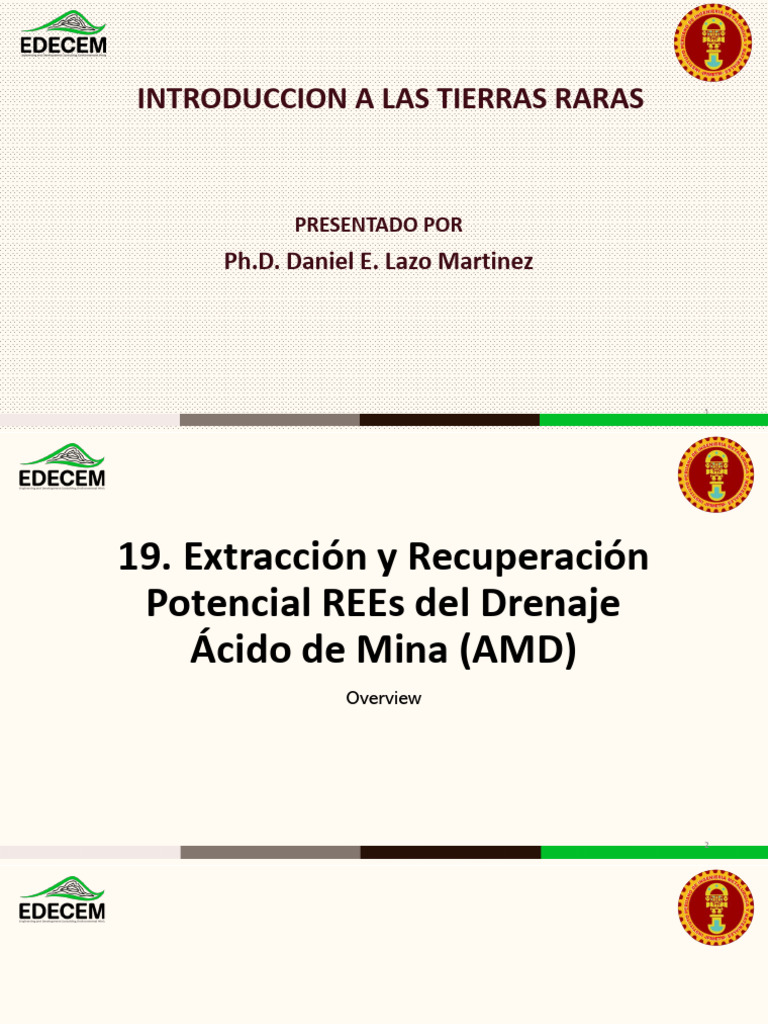 Recuperación de REEs del Drenaje Ácido | PDF | Agua | Adsorción