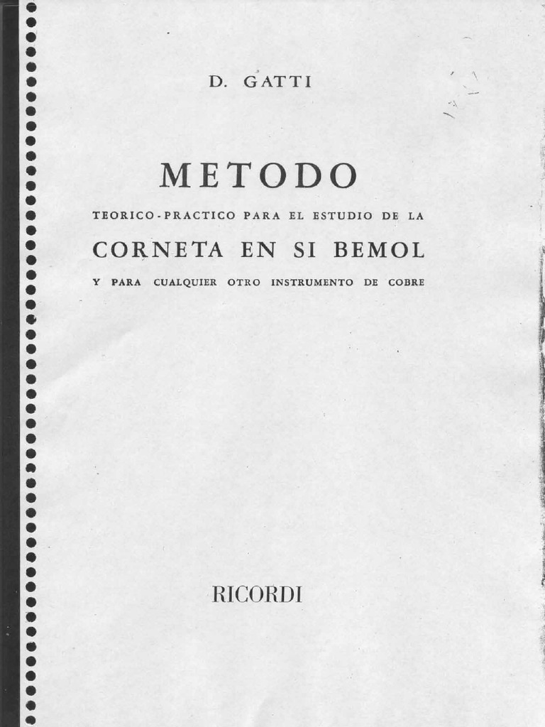 GATTI – GRAN METODO TEORICO PRATICO PROGRESSIVO (CHIAVE DI BASSO) PER - copertina