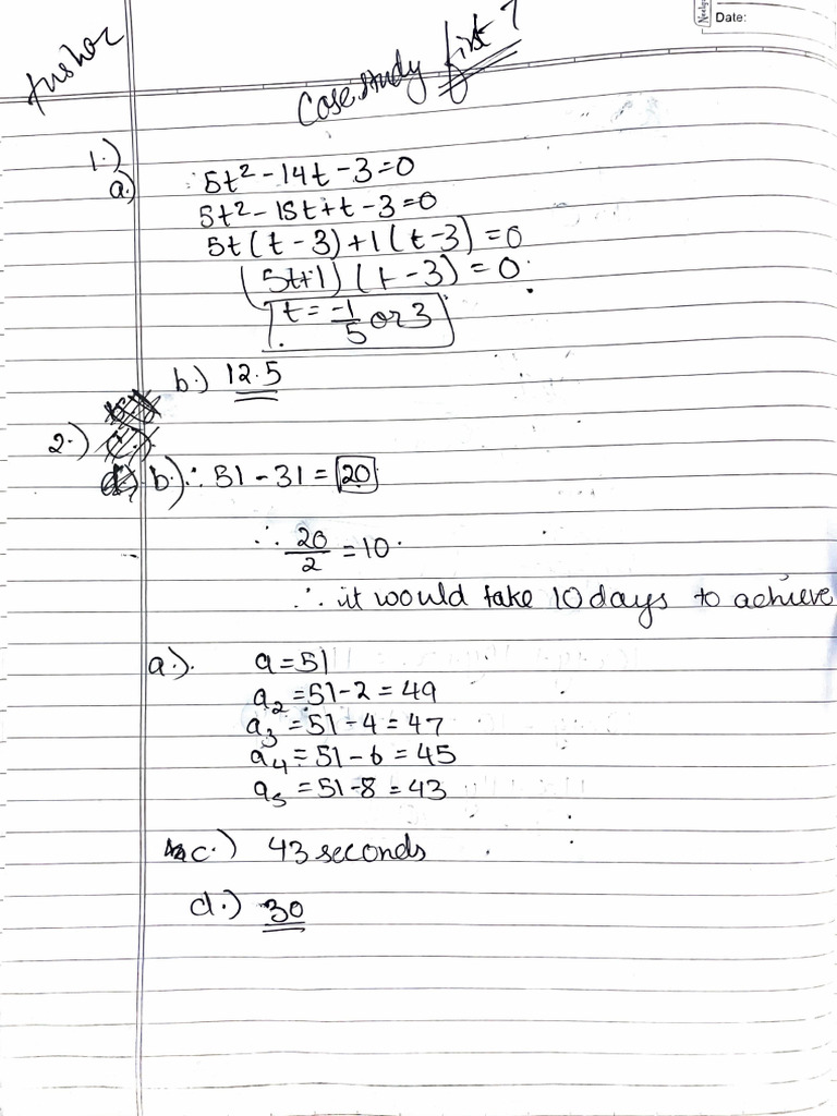 Case Study First 7 | PDF