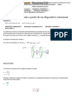 Velocidad de una bala a partir de un dispositivo rotacional (6971) - Ejercicios FyQ