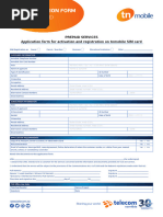 SIM Registration Form