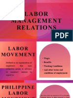 Labor Management Relations