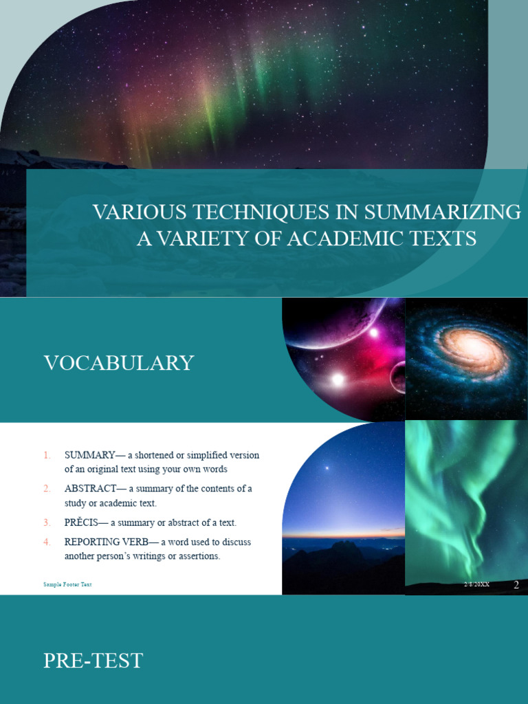Academic Text Summarization Techniques | PDF | Microsoft Power Point ...