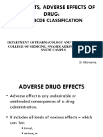 Side Effects of Drugs, ABCDE Classification