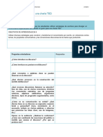 Actividad: Creemos Una Charla TED: Programa de Estudio Part-Y Arg en Democracia Unidad 4