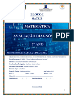 Matemática 7º Ano