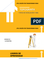 Topografía: - Tipos de Nivelación Y BM