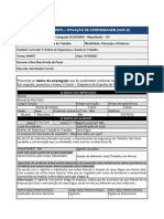 SAP 2 - Acidente de Trabalho - Caixa D'água