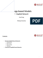 Lecture 22 Energy-based Models - Hopfield Network