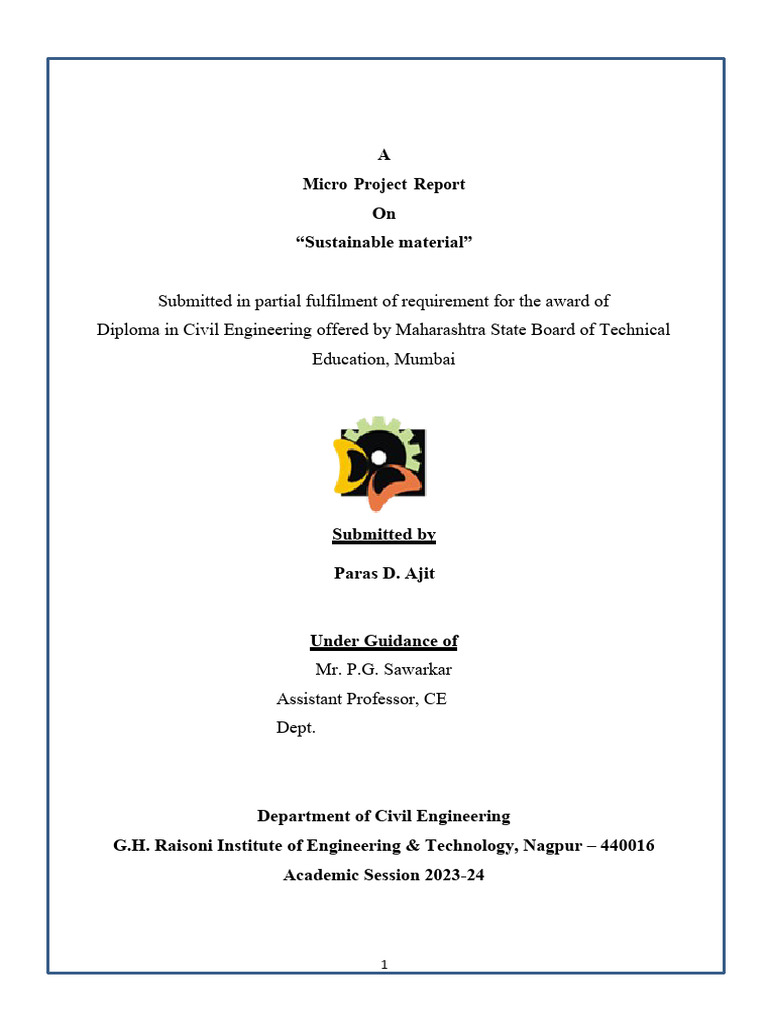 ETC Micro Project | PDF