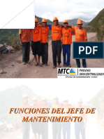 Funciones Del Jefe de Mantenimiento