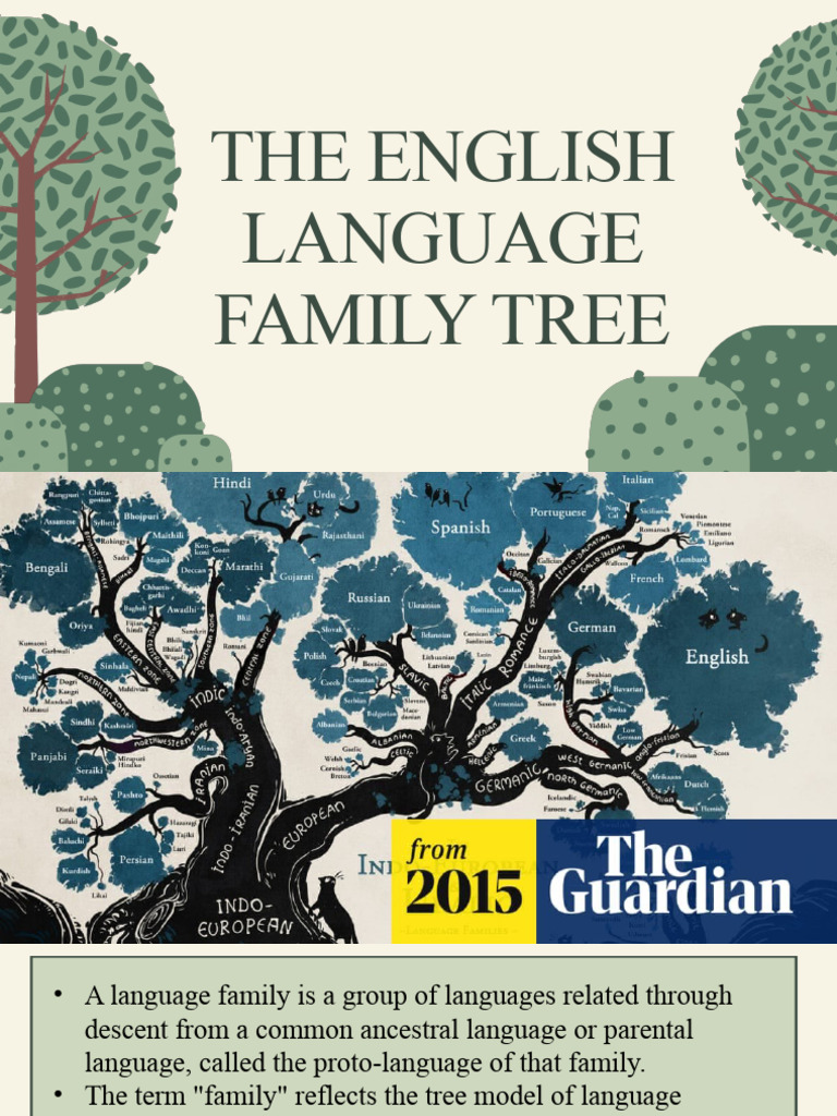 The English Language Family Tree | PDF