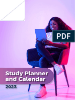 DPG Study Planner and Calendar 2023 - To Print