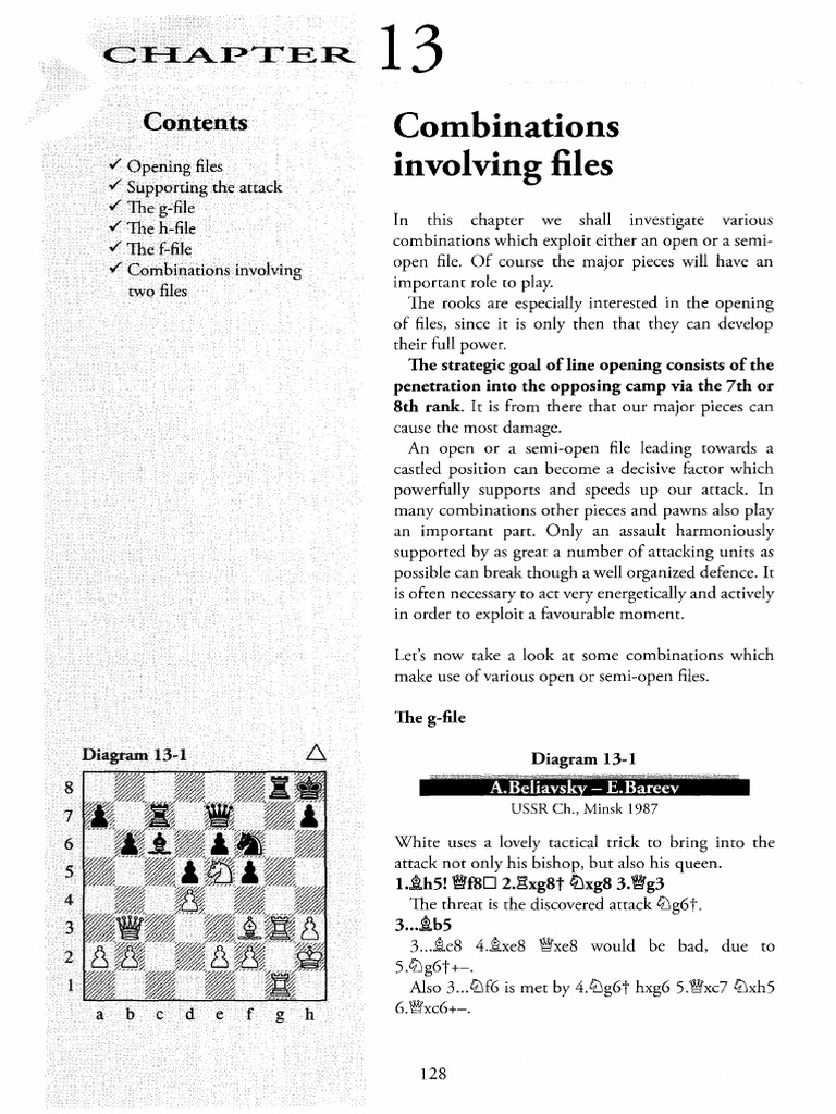 Combination Involing Files Boost Your Chess 1 The Fundamentals