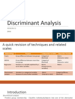 Session 12 - Discriminant Analysis