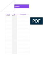 Planilla de Excel para Control de Ingresos y Egresos