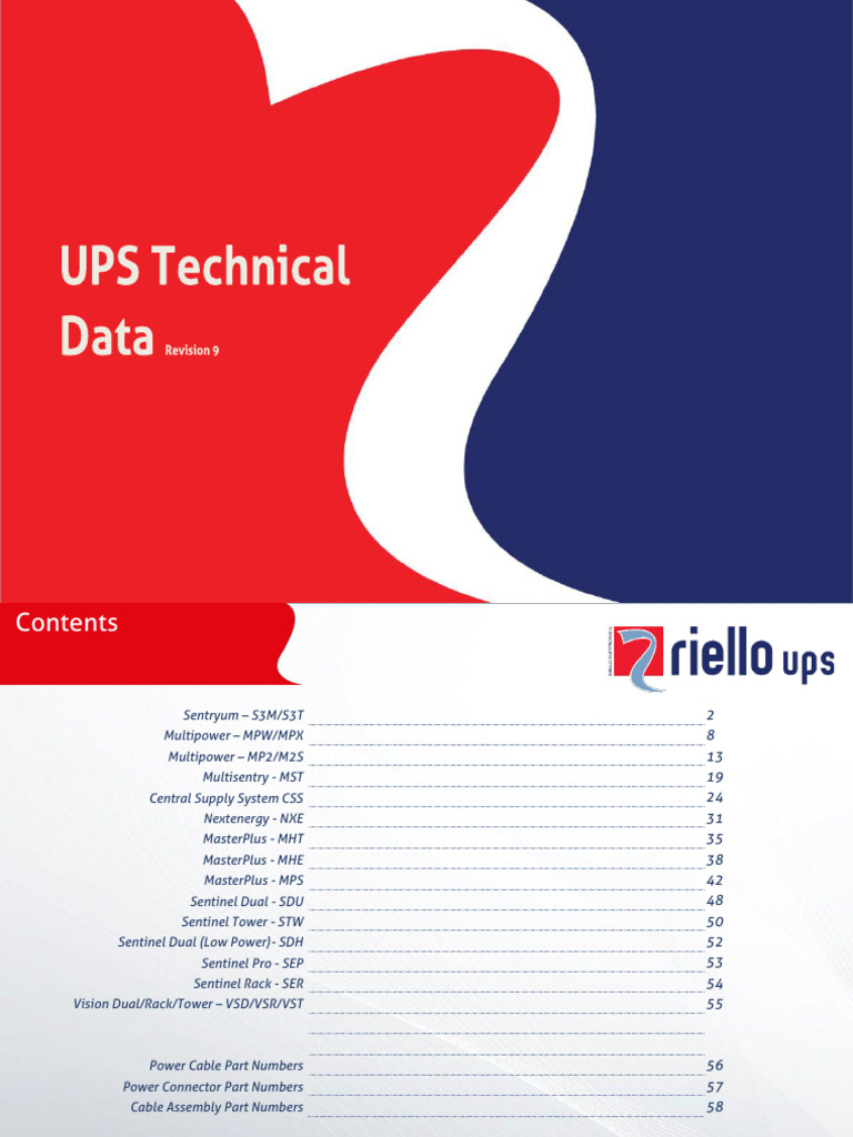 UPS Technical Data and Specifications | PDF | Power Inverter ...