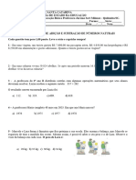 2.3 - Avaliação Sobre Adição e Subtração