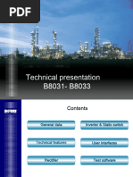 B8031-B8033 Technical Presentation