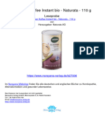 Zichorien Kaffee Instant Bio Naturata 110 g.27936 - Produktdatenblatt