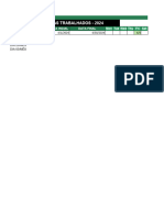 Planilha Cronograma de Dias Trabalhados No Excel