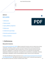 1.3 Original - México - INCLUSIÓN - Education Profiles