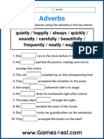 Adverb Worksheet 2