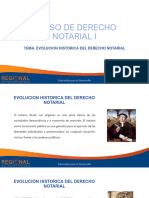 Evolucion Historica Derecho Notarial