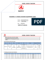 2 TRAINING REPORT DIESEL ENGINES  SANY