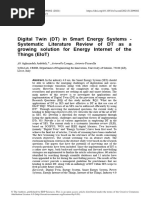 Digital Twin DT in Smart Energy Systems