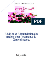GR 6-Révision Et Récapitulation Des Notions Pour L'examen 2 - Du 2ème Trimestre